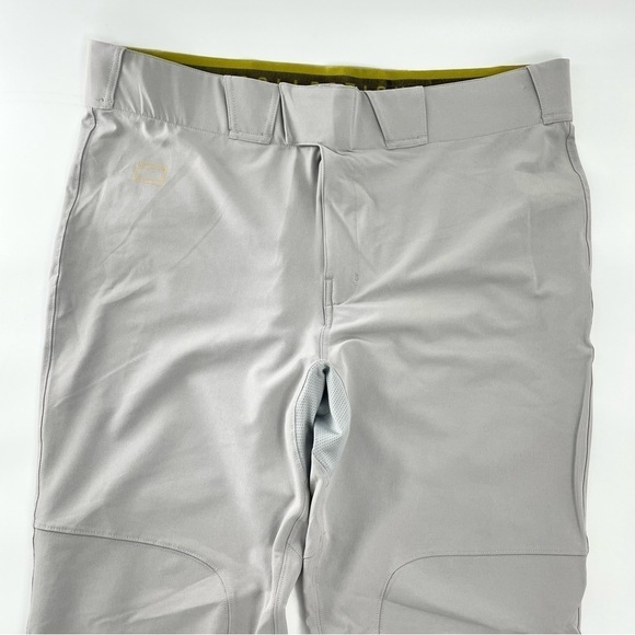 NWOT Men’s Rawlings Gold Collection Performance Baseball Pants Dry Fit XL Grey - Picture 6 of 16
